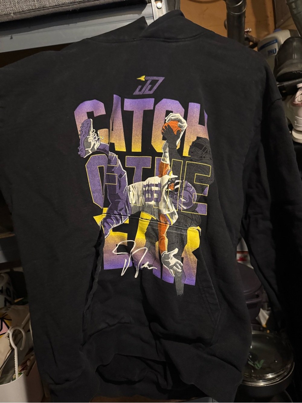 Black Graphic Shirt Jacket - Catch the Play